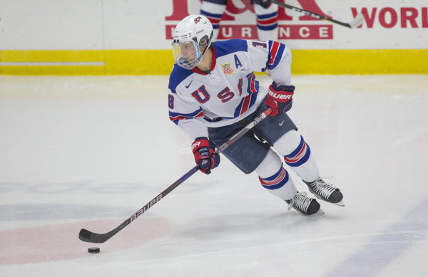 Oliver Wahlstrom is at this week's NHL Scouting Combine.