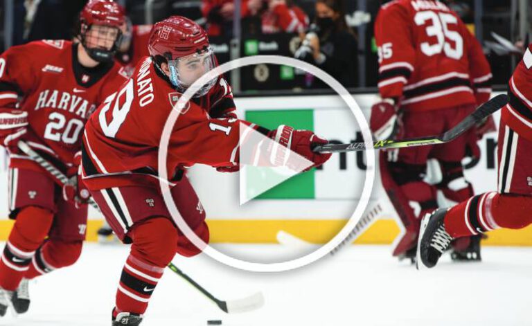 Behind the scenes with Harvard University men’s hockey