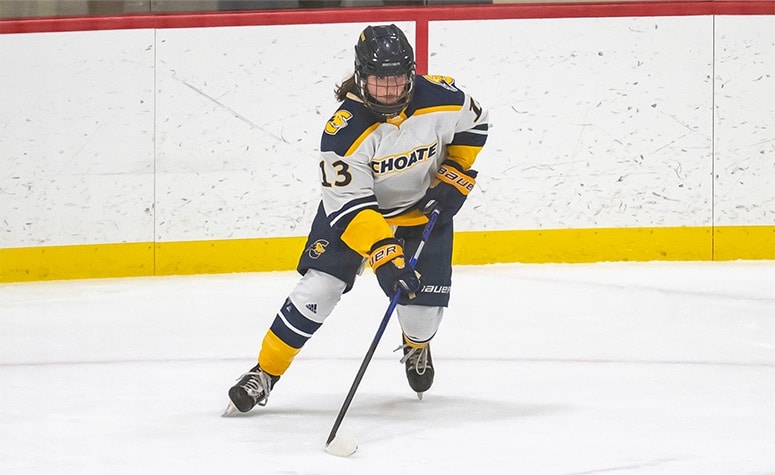 Assumption commit Annie Forker had seven points across two of Choate's three games last week. (Patrick Donnelly/NEHJ)