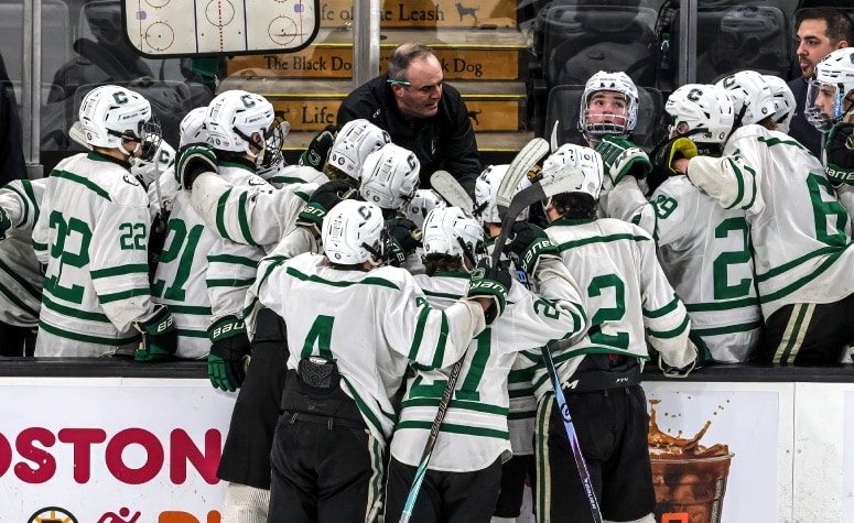 Brian Shuman led Canton to the MIAA Division 2 title in 2026. (Brian Kelly/NEHJ)