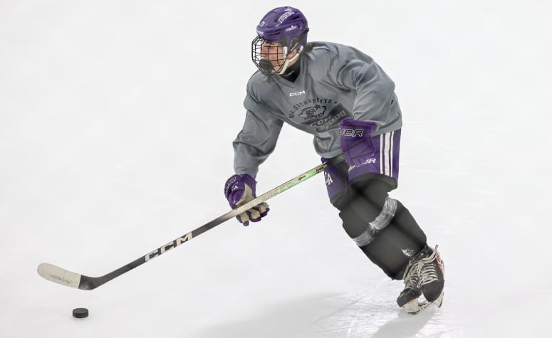 Former Cushing standout Joseph Covelluzzi is committed to Maine. (Brian Kelly/NEHJ)