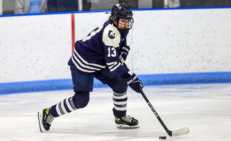Nobles' Francie Ames had one of the best single seasons in recent NEPSAC history. (Brian Kelly/NEHJ)